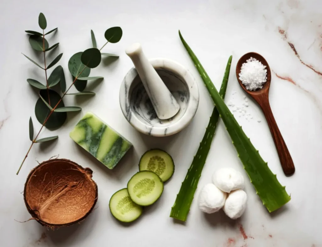 🌿Rutinas de Hidratación Consciente: Técnicas y Productos Naturales para una Piel Radiante 3 productos naturales para una piel radiante
