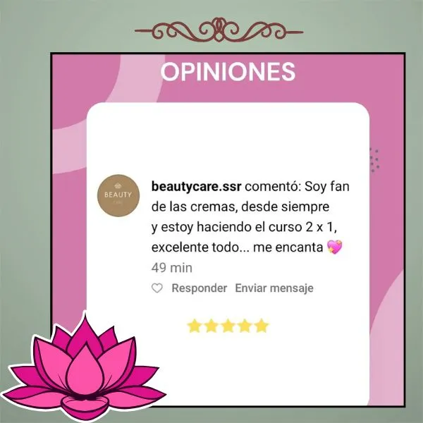 cosmetica natural con Flor 6