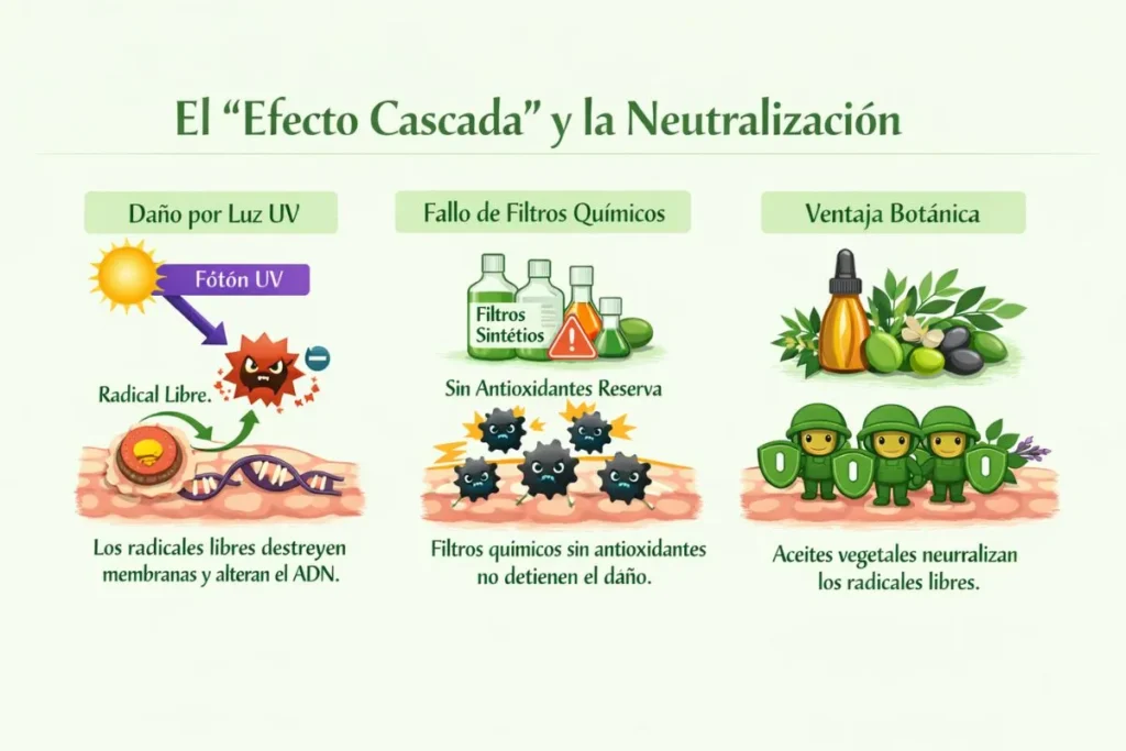 efecto cascada y la neutralizacion