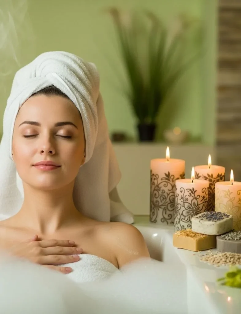 spa cosmeticos y velas