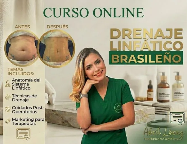 CURSO DRENAJE LINFATICO BRASILENO CON ABRIL LOPEZ 1