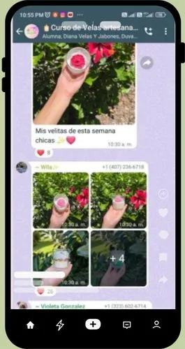 TESTTIMONIO PARA VELAS ARTESANALES 4