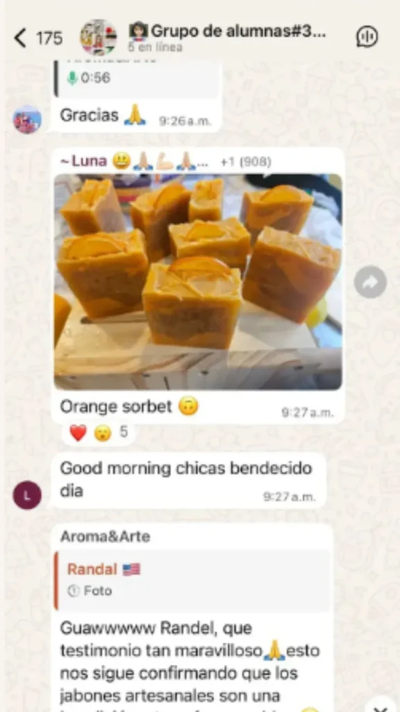 testimonio de Aroma y Arte 3