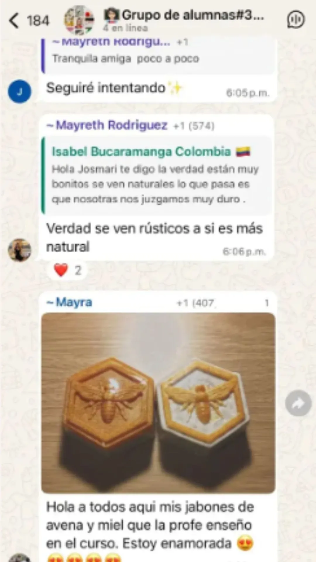 testimonio de Aroma y Arte 6