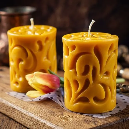 velas de cera de abeja