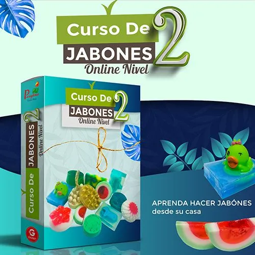 Este es el COMBO del Curso de JABONES Niveles 1 y 2 1