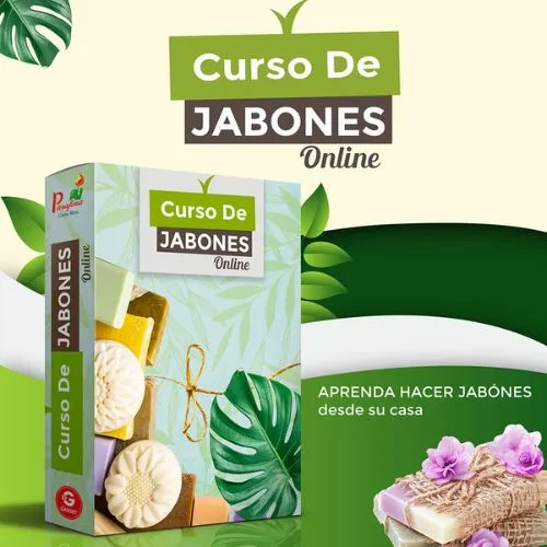 Este es el COMBO del Curso de JABONES Niveles 1 y 2