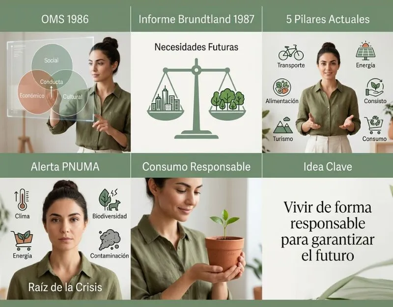 una forma de estilo de vida sostenible