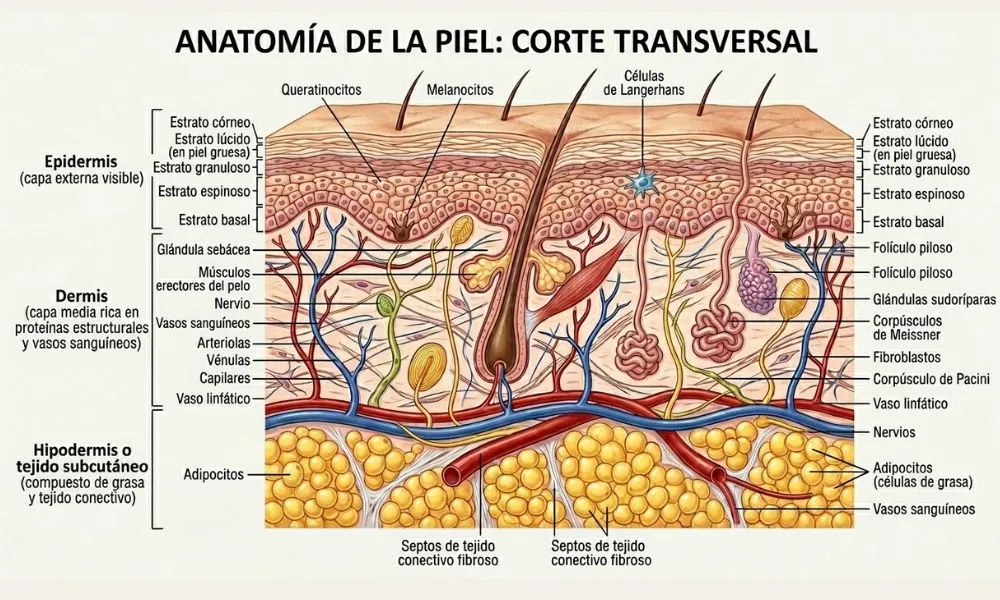 anatomia de la piel