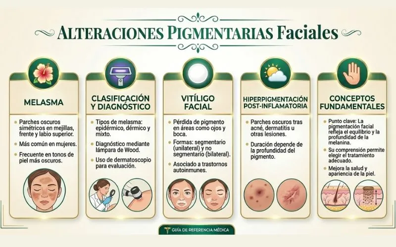 Trastornos de la pigmentación facial