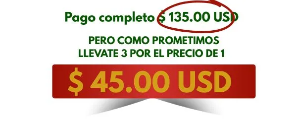precio 45 3X1