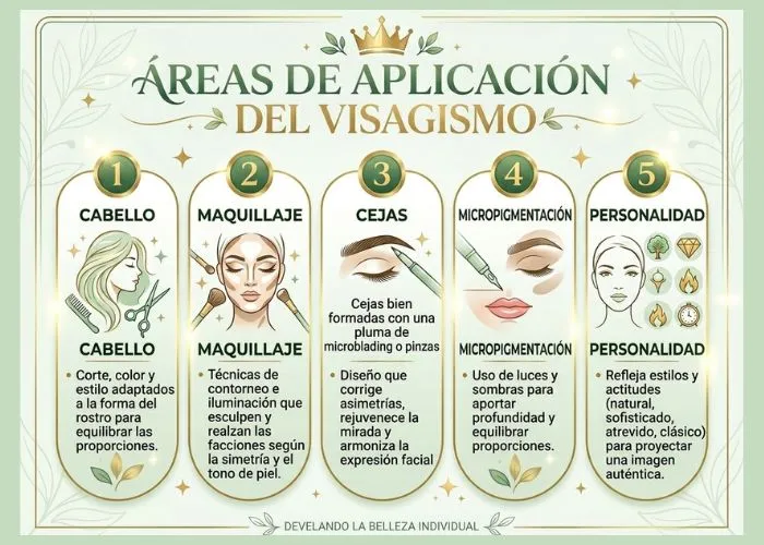 áreas de aplicación del visagismo