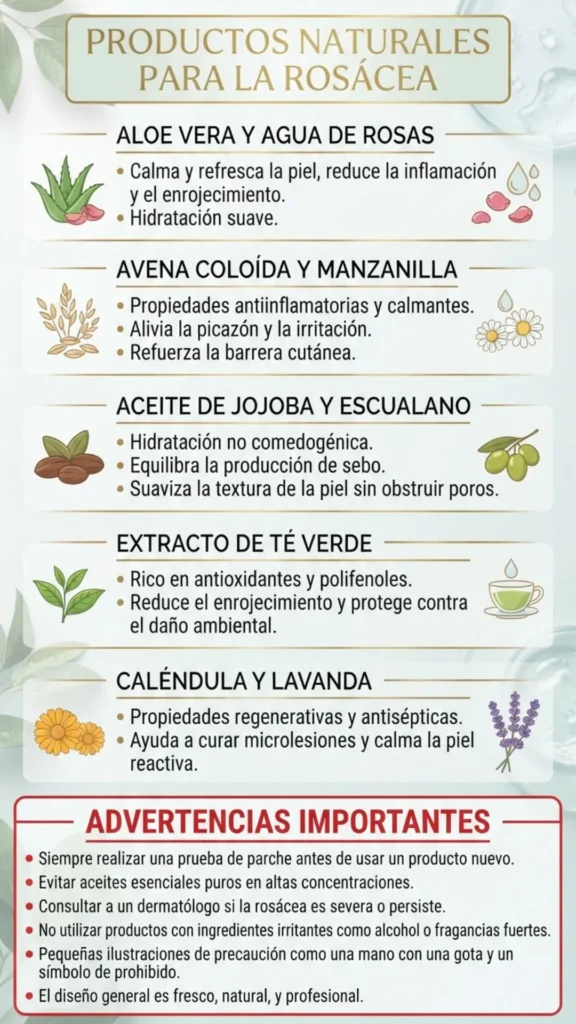 Productos Naturales para la rosácea