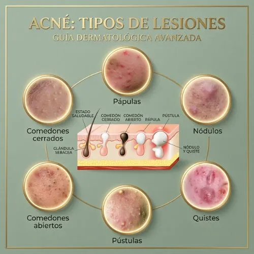 acne y tipos de lesiones