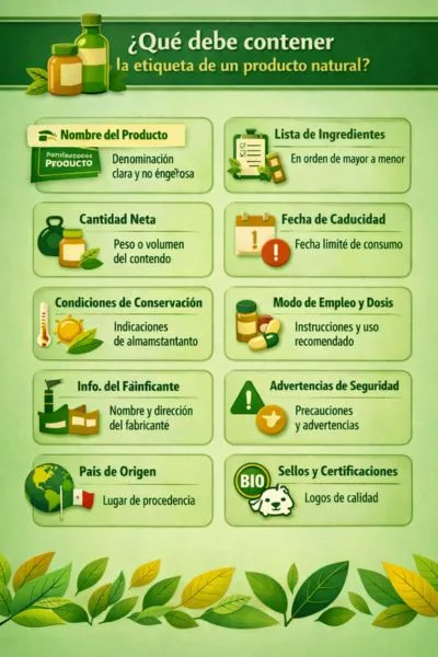 que debe contener una etiqueta