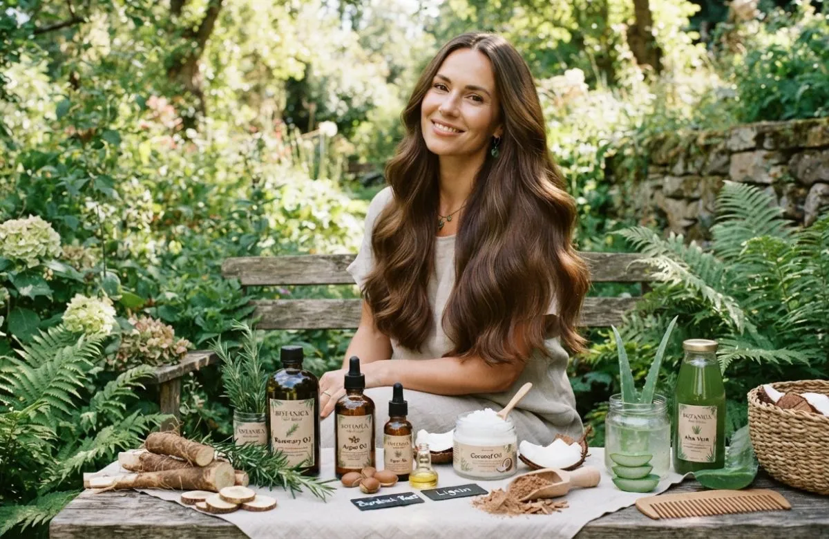 el cuidado del cabello con productos naturales
