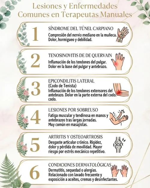 🌿(37) Lesiones de las manos en los fisioterapeutas y masajistas: el riesgo invisible de la profesión 2 lesiones en las manos del masajista