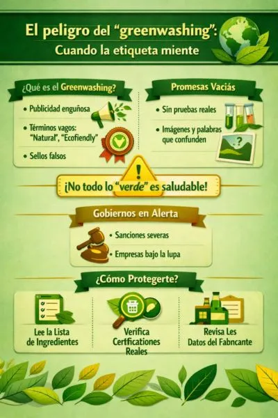 el peligro del greenwashing