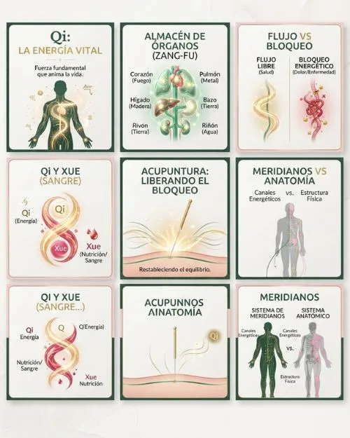 Concepto de QI- Energia vital en la Acupuntura y energía vital