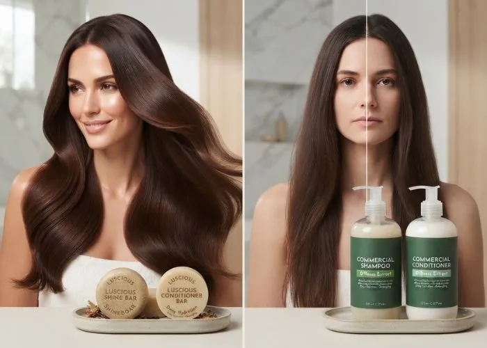 Productos comerciales o artesanales para el cabello