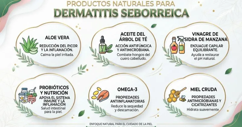 Productos naturales para la dermatitis seborreica