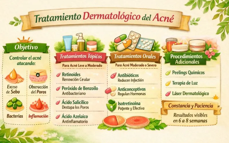 Tratamiento Dermatológico del acné