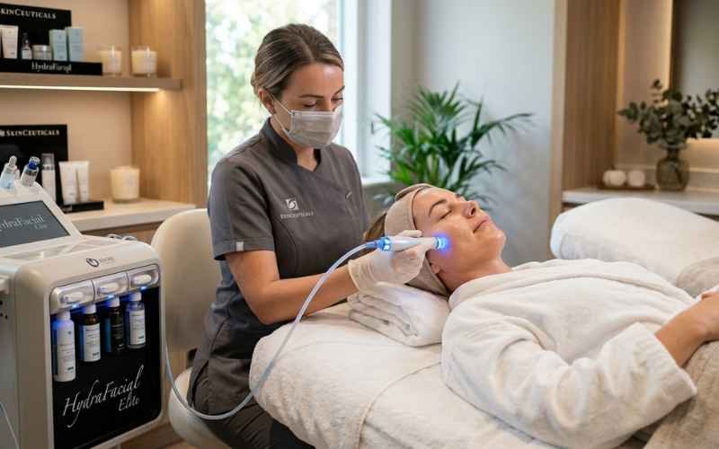 Hidrafacial vs. limpieza facial profunda