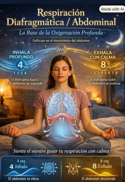 Pranayama (respiración consciente) y la respiración diafragmatica