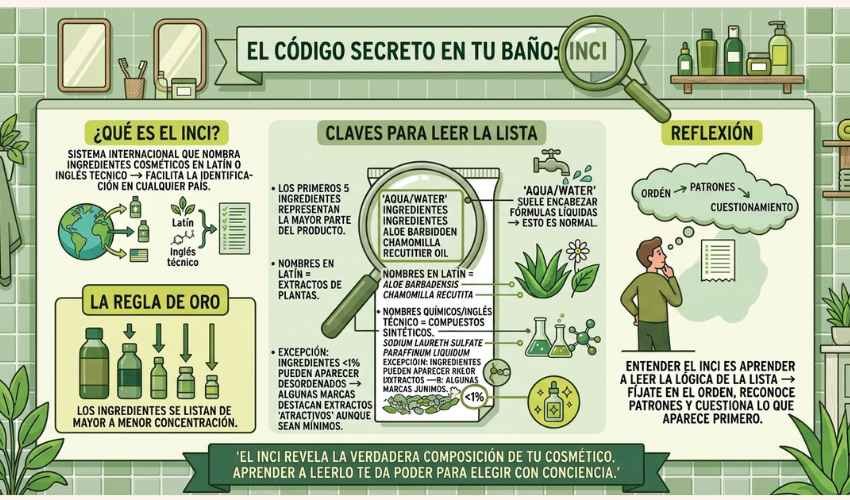 Etiquetas INCI - el codigo secreto