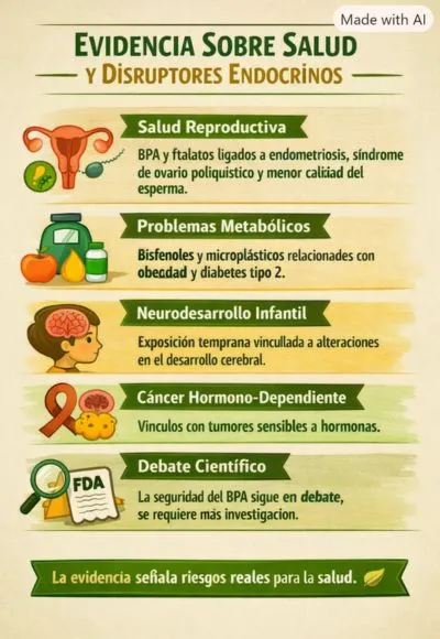 evidencia sobre salud y disruptores endocrinos