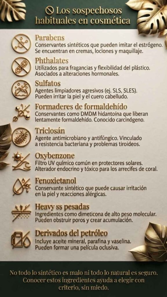 productos sospechosos en la etiqueta