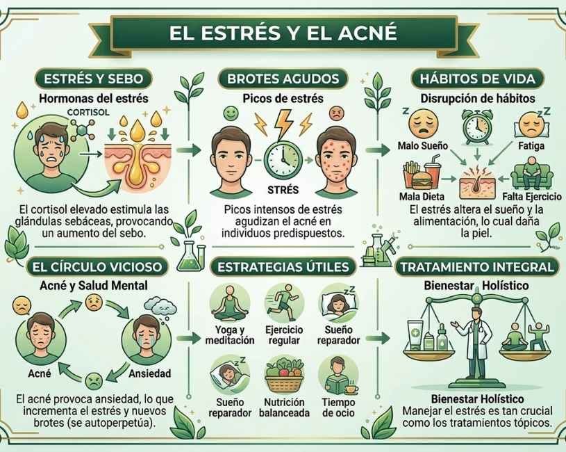 factores que desencadenan el acne 1