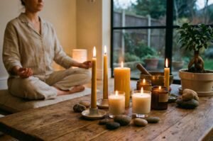 🌿(90) Rituales con velas y meditación guiada: prácticas para armonizar cuerpo y mente